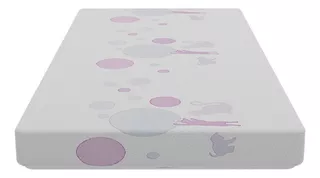 Memory Foam Baby | Colchón de Cuna de Bebé para Viaje Plegable - Firmeza  Media - Blanco - 102 x 71 x 6 cm - Hecho de Espuma de Poliuretano