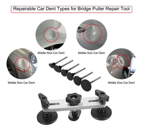 Dent Puller Glue Extractor, Herramienta Doble Para Reparació