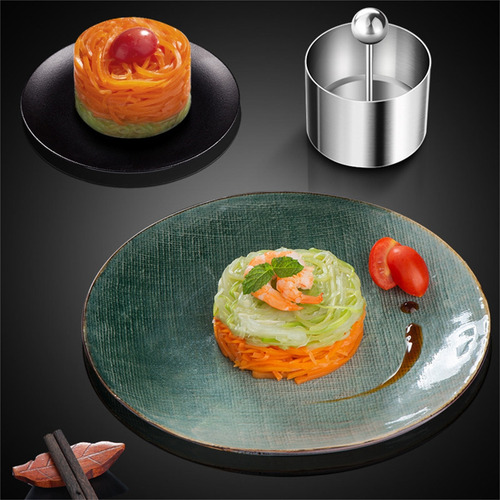 For For (m) Aço Arroz Moldes For Pratos