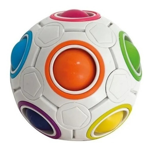 Imagen 2 de 3 de Pelota Smart Ball Ditoys Original Puzzle De Mano Ingenio