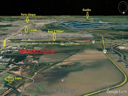 Imagem 2 de 4 de Areadez Vende Área Industrial Em Canoas, Rs, Terreno Para Venda, Com Infraestrutura, Terreno Para Indústria, Transportes E Logística, - Ar9023 - 68445628