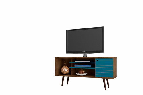 Rack Safira Madera/ Azul Tv 32 A 50 - Ikean