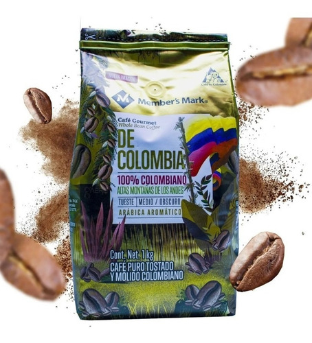 Café Molido Tostado Y Molido Member's Mark Colombiano 1kg