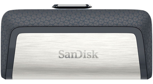 Memoria USB SanDisk Ultra Dual Drive Type-C 32GB 3.1 Gen 1 negro y plateado