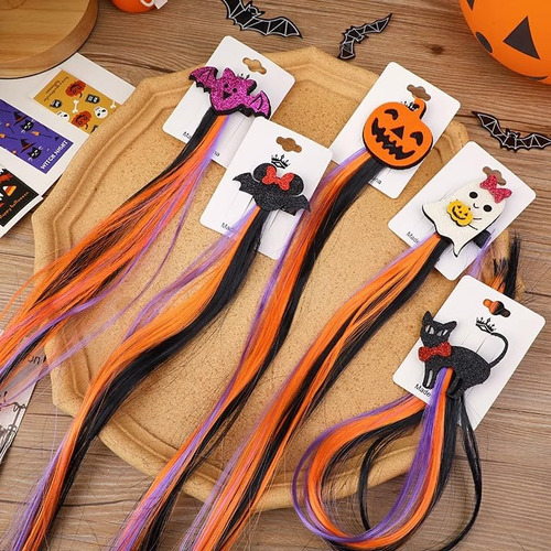 Lcenno 5 Pcs Halloween Decoración Peluca Clips Para F8qcg