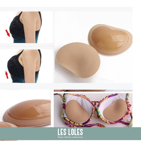Imagen 3 de 9 de Almohadilla Relleno De Busto Les Loles + Cinta Bifaz