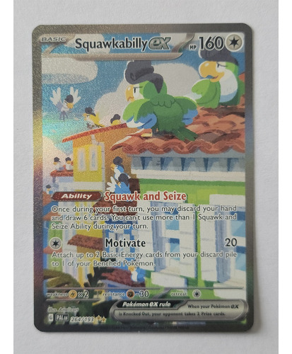 Pokemon Squawkabilly Ex - 264/193 - Special Illustrion Rare