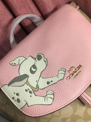 Mochila Coach X Disney Edicion Dalmata Original Marrón Monograma (Usado)