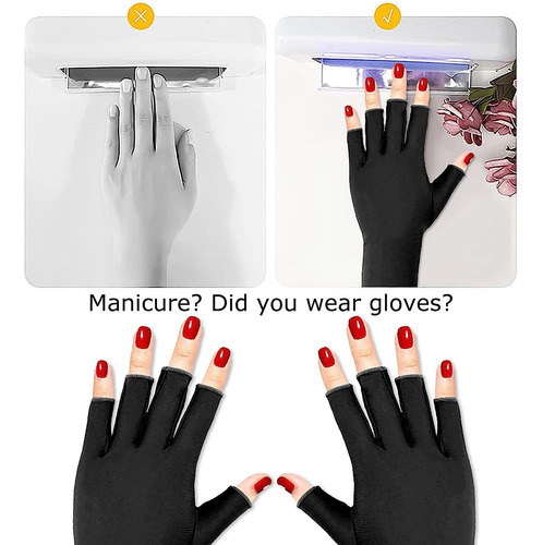 Guantes Anti Uv Para Lámpara De Uñas Guantes De Manicura