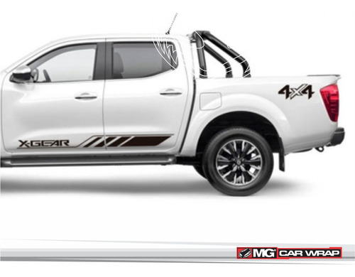  Calcos X Gear Nissan Frontier 2020 2021 Full Kit