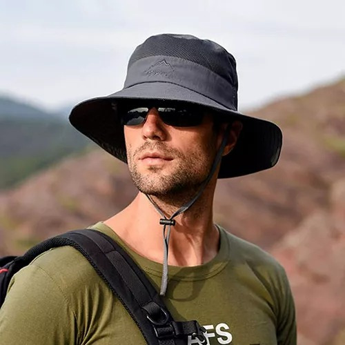 Gorro Pescador Protección Seca Uv Integral Rostro Y Nuca/lit
