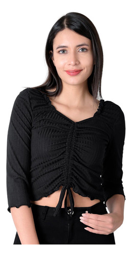 Blusa Mujer Negro Stfashion 75504805