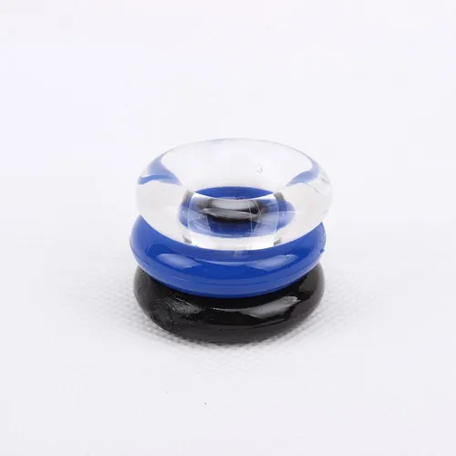 Kit 3 Anillo Peneano Anillo Pene Mantiene Ereccion Sexshop Color Azul