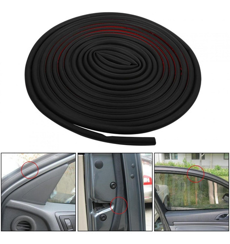 Burlete Para Puerta De Coche, 8 Mm, Forma Grande, Borde R