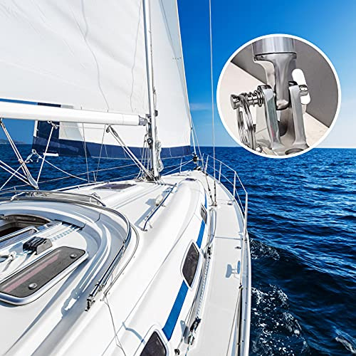 Hysagtek Bimini Top Hardware, 6 Unidades, 1/4 De Diámetro