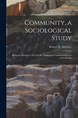 Libro Community, A Sociological Study [microform]: Being ...