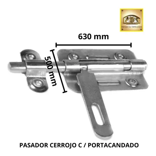 Aislar aniversario enfermero Cerrojo Pasador Porta Candado 100 Mm Hierro Cincado X Unid