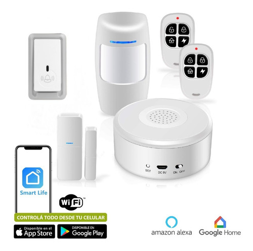 Imagen 2 de 7 de Sensor Movimiento Inalámbrico- Alarma Smartlife