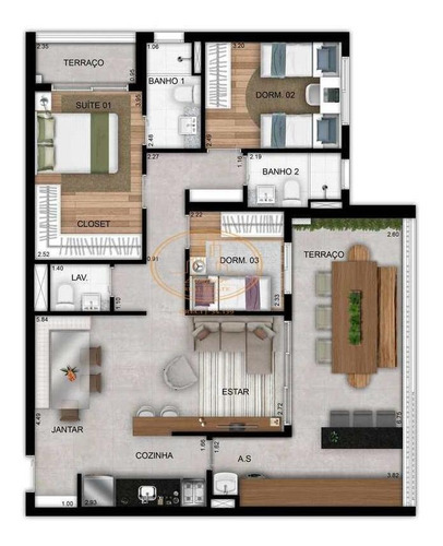 Apartamento Com 3 Dormitório(s) Localizado(a) No Bairro Saúde Em São Paulo / São Paulo - 5178:909759