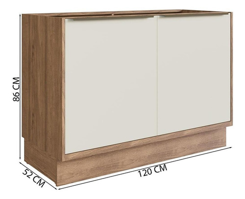 Balcão Cozinha Modular Édez Uno E Chapa De Pia Tramontina