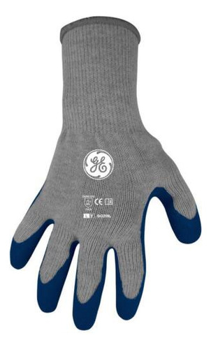 General Electric Unisex Crinkle Dipped Gloves Blue/gray L 