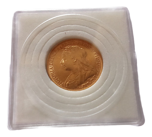 Moeda De Ouro Au 22k 1 Libra 7.98 Gra 1898 Rainha Victoria (Usado)