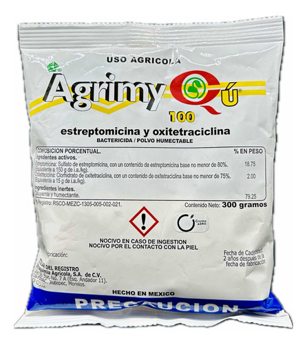 Agrimy Cu 100 Bactericida 300 Gramos.