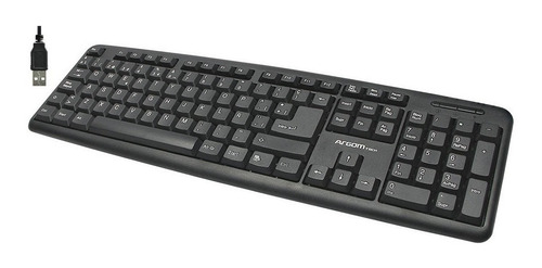 Teclado Argom Clásico Usb En Español Arg-kb-7414