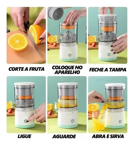 Máquina Portátil Recargable Para Hacer Jugo, Prensa De Fruta
