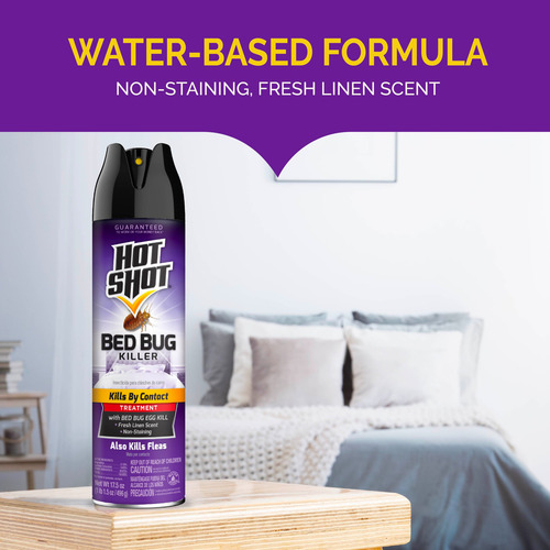 Hot Shot Bed Bug Flea Mata Chinches Pulgas 496gr 17oz