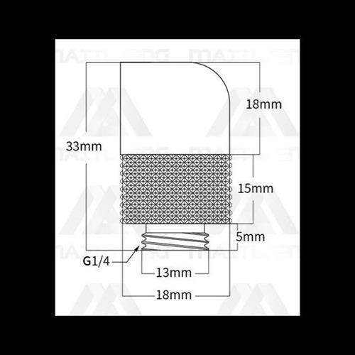 3 Conector Extensor Macho A Hembra G1/4\ Compatible Con