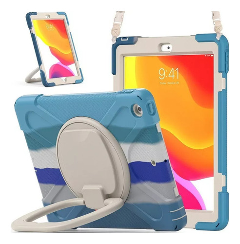 Funda A* Para Tableta Con Soporte 360 Para iPad 10.2