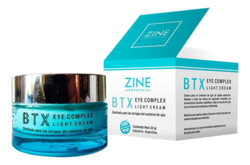 Btx Eye Complex Light Cream 20g Zine - Efecto Tensor Antiage