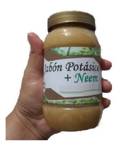 Jabón Potásico Adicionado Con Neem + Mayor Eficacia 500 Grs