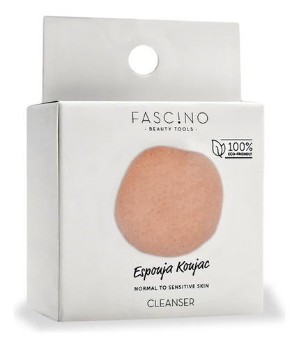 Esponja Para Limpieza Profunda Facial Konjac Pink Fascino