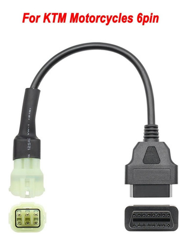 Cable Adaptador Para Motocicletas Ktm De 6 A 16 Polos