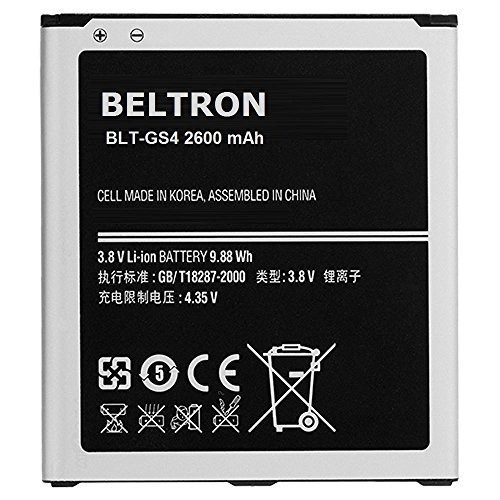 Beltron, Batería De Repuesto De 2600mah, Samsung Galaxy S4 (Reacondicionado)