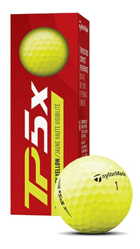 Pelotas De Golf Taylormade Tp5x Amarilla X3