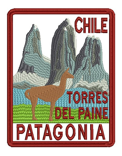 513 Parche Bordado Torres Del Paine Patagonia
