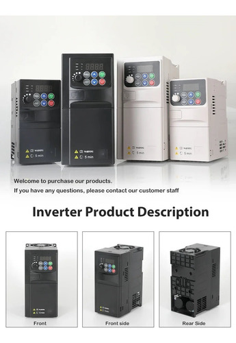 Variador Frecuencia 2,2 Kw Entrada220v, Salida Trifasica380v