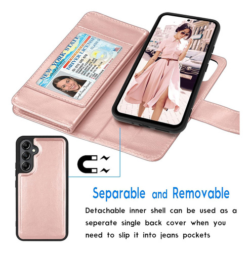 Galaxy A54 5g Case, Galaxy A54 5g Case De Billetera, Tekcoo