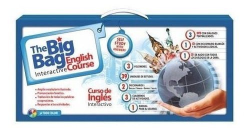 Curso De Inglés The Big Bag English Course Interactive: Curso De Inglés The Big Bag English Course Interactive, De Clasa. Serie Consulta Editorial Consulta, Tapa Dura En Español, 2020