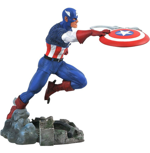 Diamond Select Toys Marvel Gallery contra Capitán América de PVC