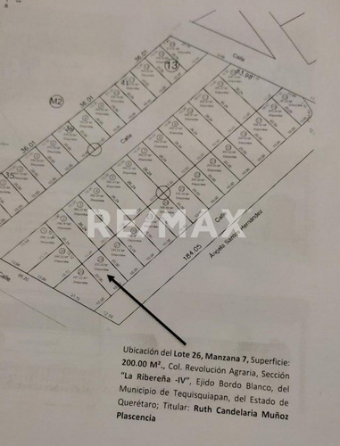 Imagen 8 de 10 de Terrenos En Venta Ejido Bordo Blanco Tequisquiapan Rtv221124-ac - (2)