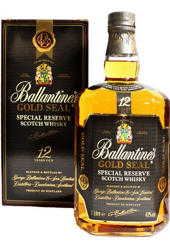 Whisky Ballantine's Gold Seal 12 Años Edición De Los 80