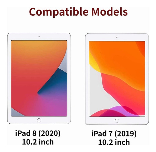 2 Micas De Cristal Templado Para iPad 9a 8a 7a Generación