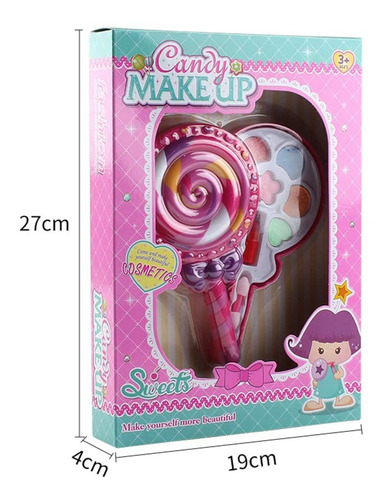 Imagen 2 de 2 de Juego Maquillaje Chupetin Paleta