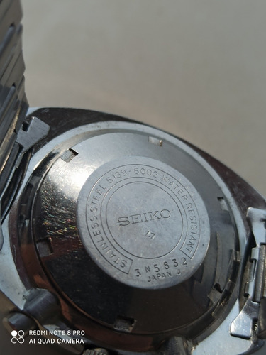 Oportunidade Única Seiko Pogue 6139-6002 C/ Caixa E Certific