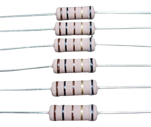 Lote * 05 Resistor De Fio - 5w - 100r