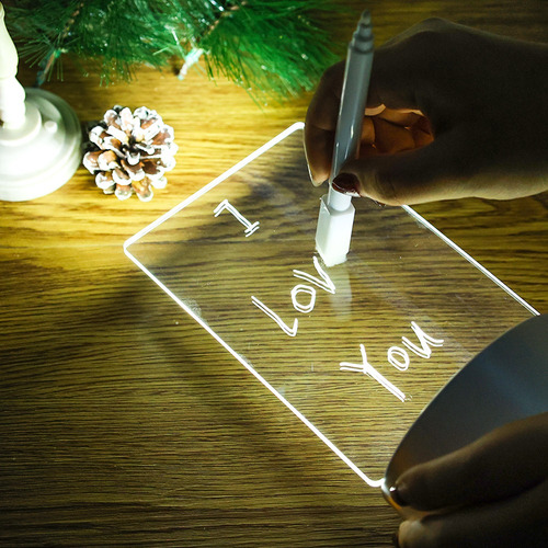 Juego De 2 Luces Nocturnas Creativas Reutilizables Para Bloc